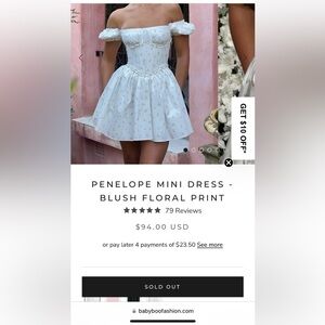 Babyboo sold out dress